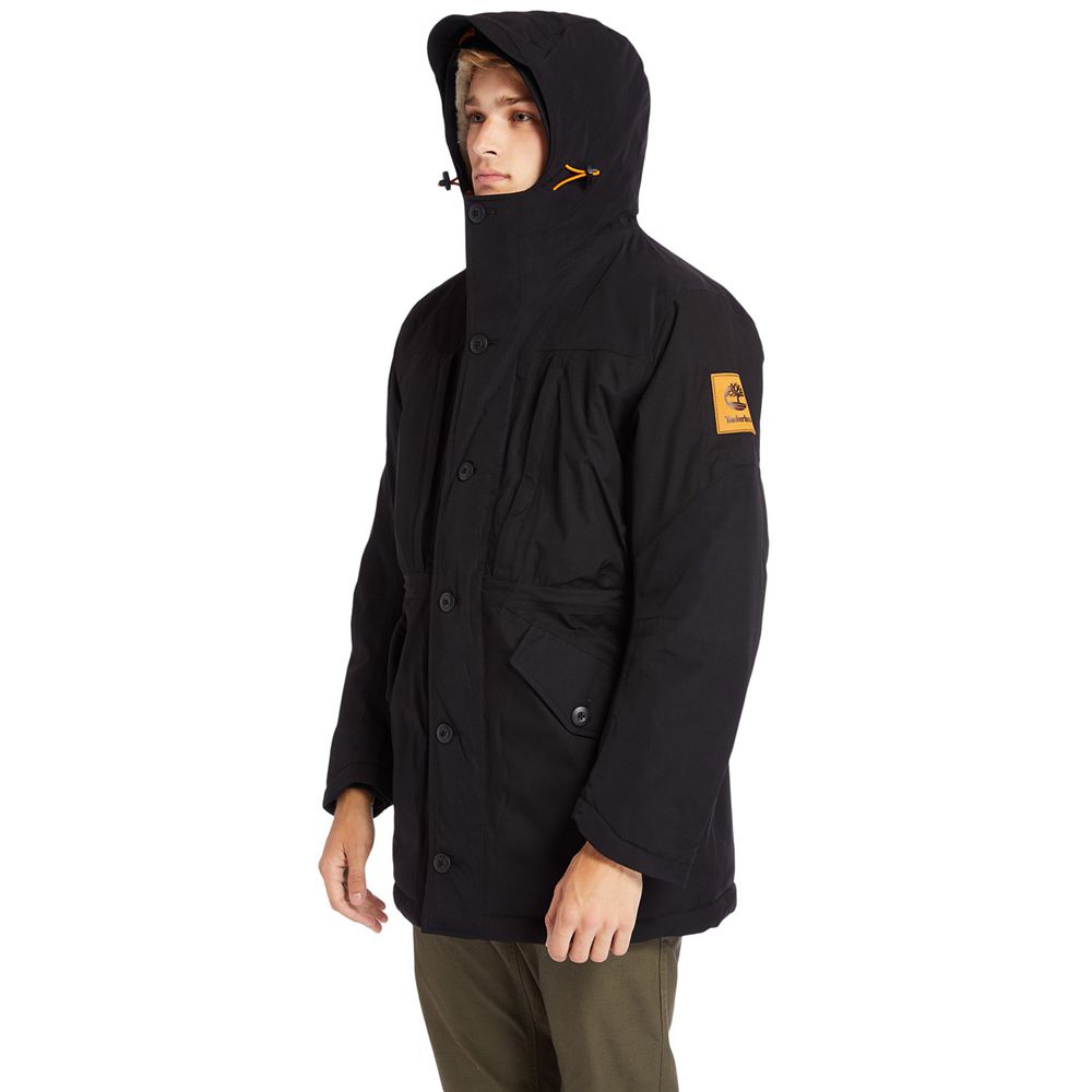 Timberland Mens Jackets Outdoor Heritage Ecoriginal Parka with DryVent™ Technology - Black - India X